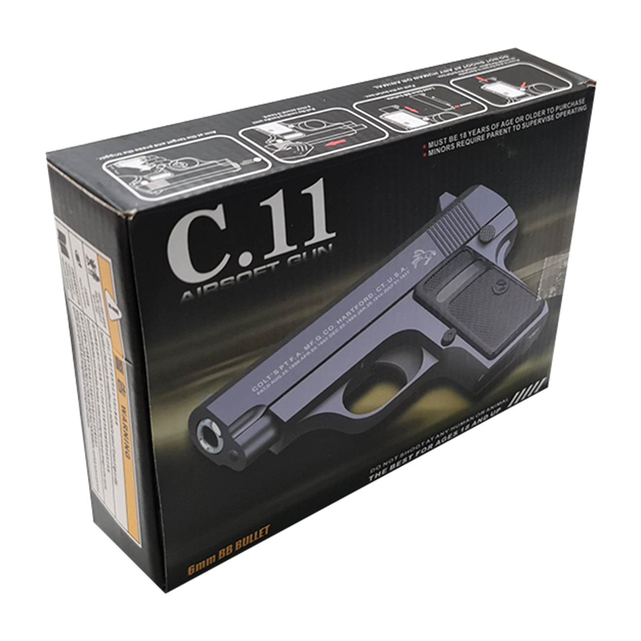 تفنگ بازی طرح کلت کد C11 main 1 2