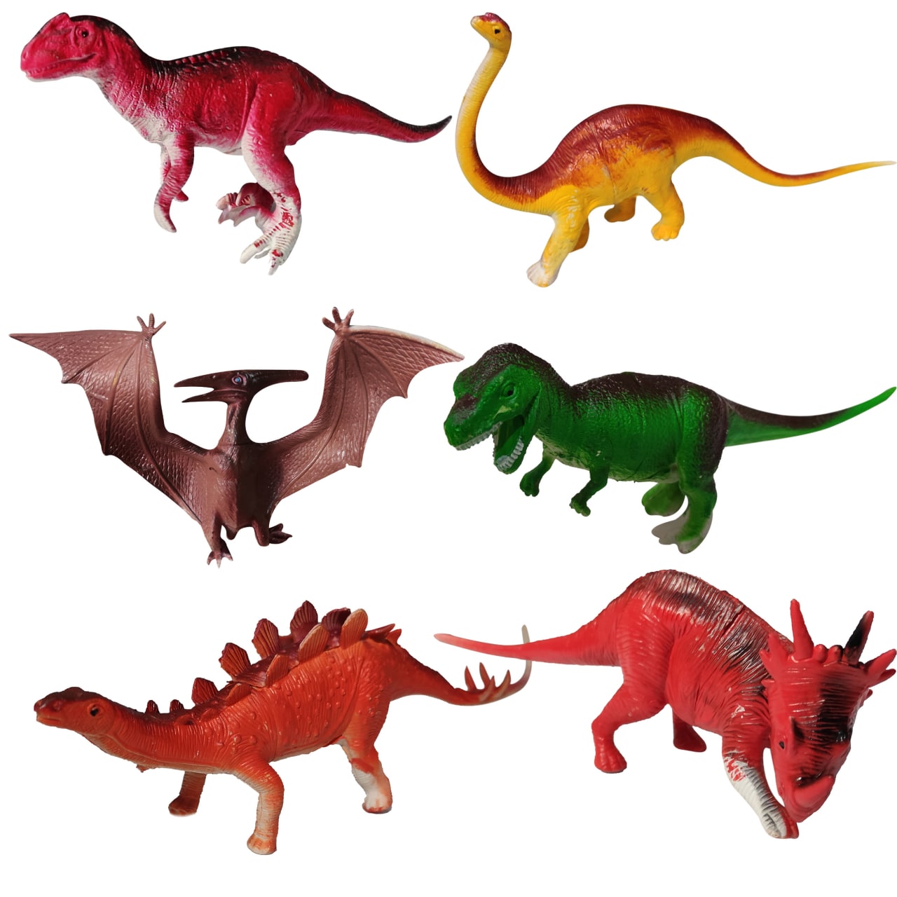 فیگور طرح حیوانات مدل دایناسور مجموعه ۶ عددی main 1 7