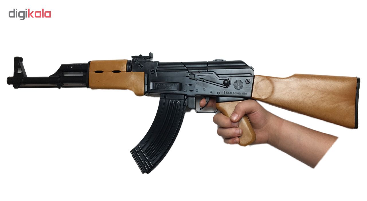 تفنگ اسباب بازی گلدن گان مدل AK-47  main 1 2