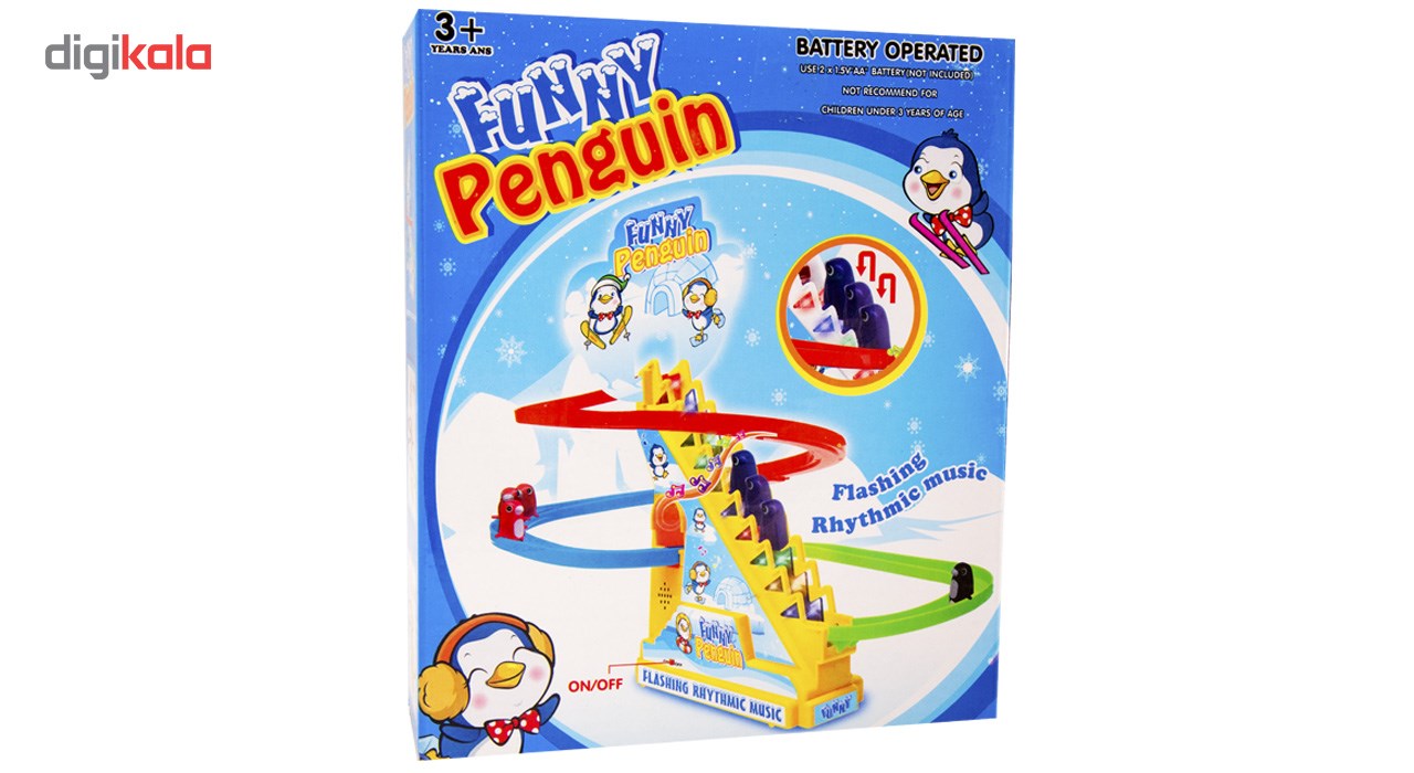 اسباب بازی پله برقی پنگوئن مدلFunny Penguin main 1 4