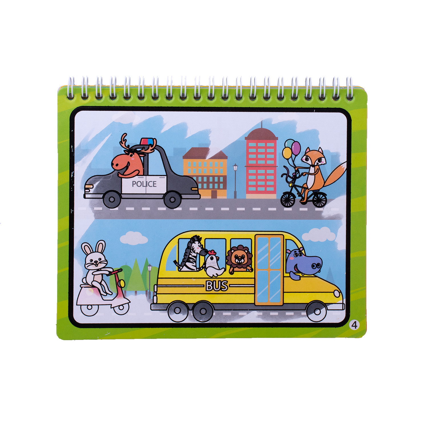 بازی آموزشی مدل دفترچه رنگ آمیزی اتوبوس main 1 4