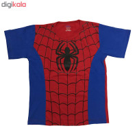 ست تی شرت و شلوار پسرانه طرح مرد عنکبوتی