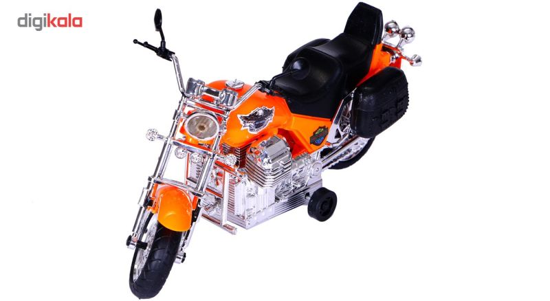 اسباب بازی موتورسیکلت مدل هارلی دیویدسون harley davidson به همراه یک عدد عروسک سرباز
