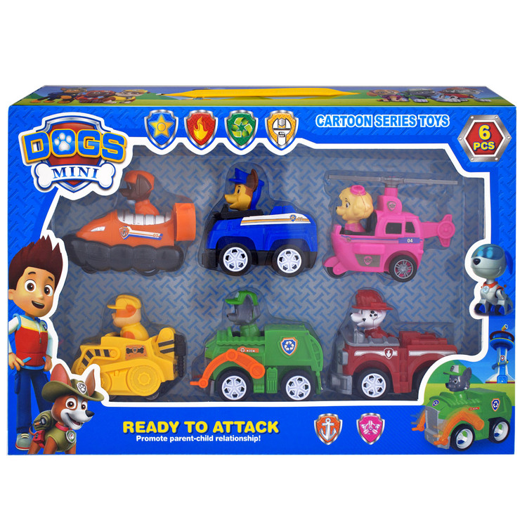 ماشین بازی طرح سگهای نگهبان کد 573528 مجموعه 6 عددی main 1 13