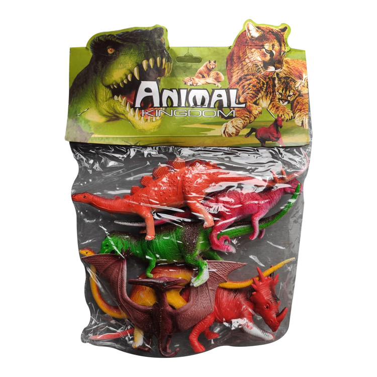 فیگور طرح حیوانات مدل دایناسور مجموعه ۶ عددی