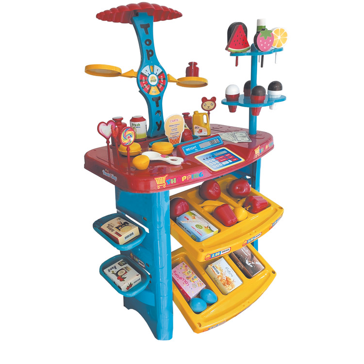 اسباب بازی سوپر مارکت مدل 703 به همراه چرخ خرید main 1 2