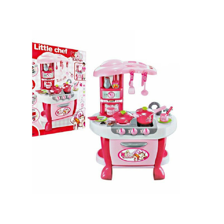 ست اسباب بازی آشپزخانه بی بی برن مدل سوپر BARBIE KITCHEN main 1 2