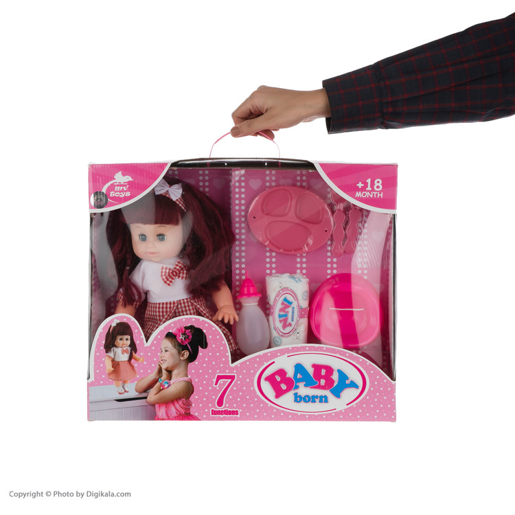 عروسک بیبی بورن کد 02 ارتفاع 33 سانتی متر main 1 2