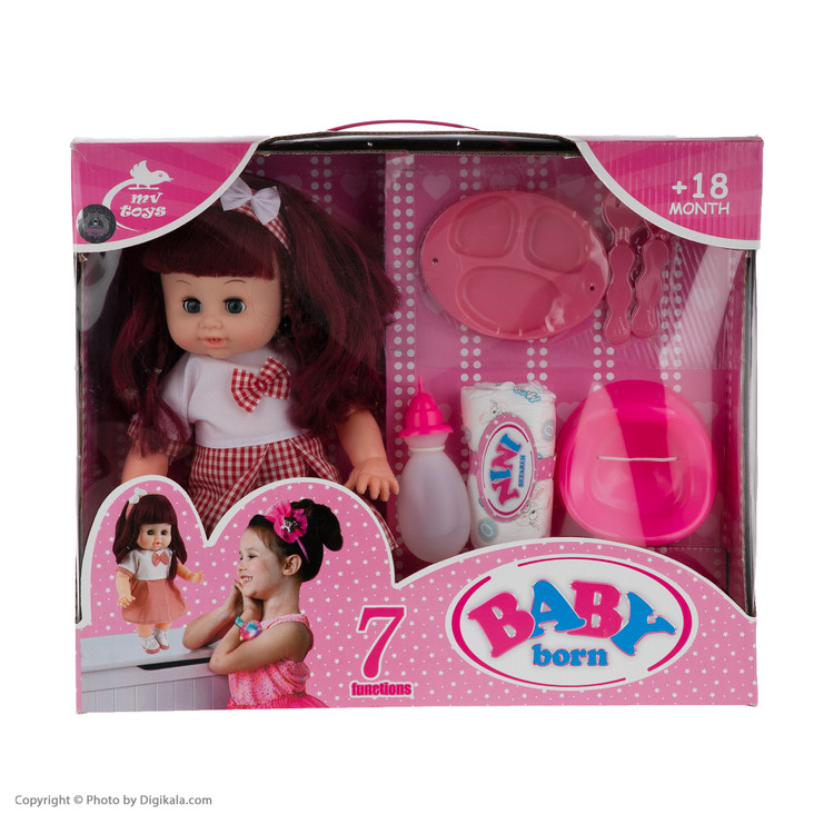 عروسک بیبی بورن کد 02 ارتفاع 33 سانتی متر main 1 3