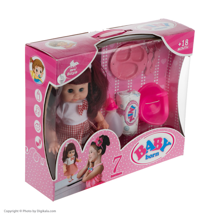 عروسک بیبی بورن کد 02 ارتفاع 33 سانتی متر main 1 5