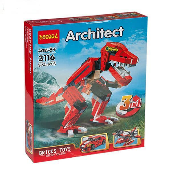 ساختنی دکول مدل دایناسور کد 3116