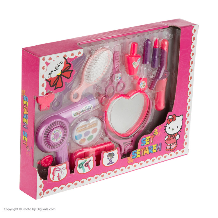 اسباب بازی ست لوازم آرایشی ستاره کد 8858 main 1 2