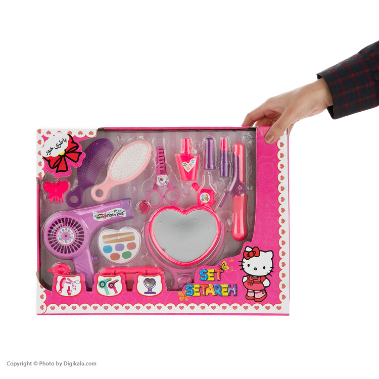 اسباب بازی ست لوازم آرایشی ستاره کد 8858 main 1 7