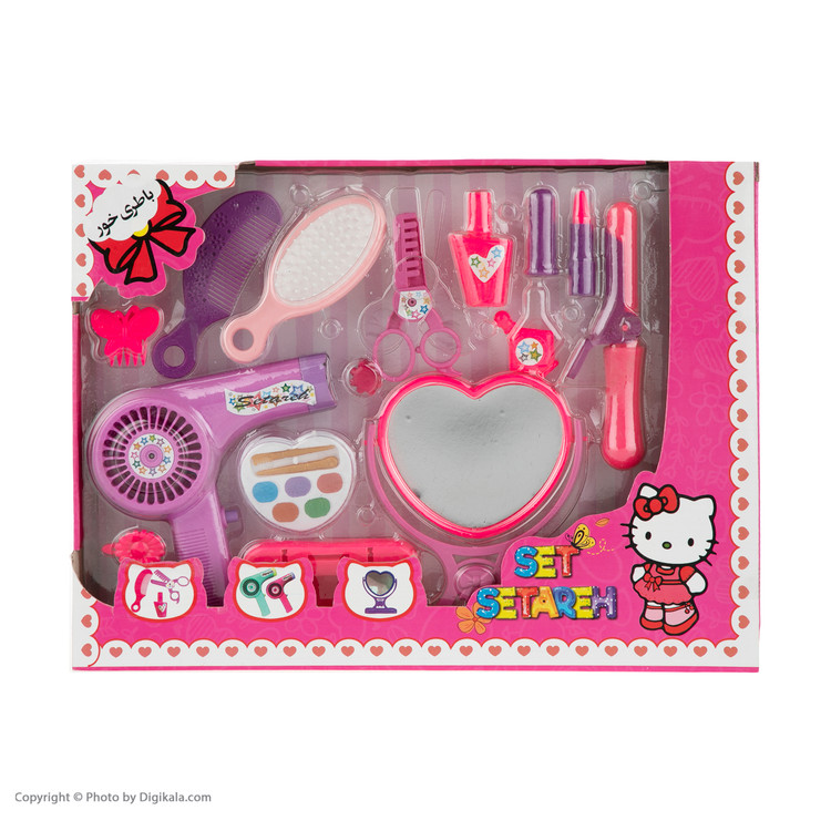 اسباب بازی ست لوازم آرایشی ستاره کد 8858 main 1 8