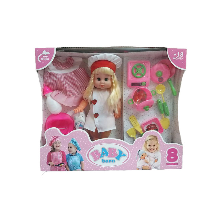 عروسک بی بی بورن ام وی تویز مدل1321 ارتفاع 35 سانتی متر main 1 1