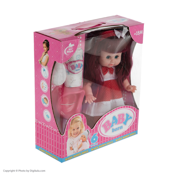 عروسک بیبی بورن کد 05 ارتفاع 34 سانتی متر main 1 2