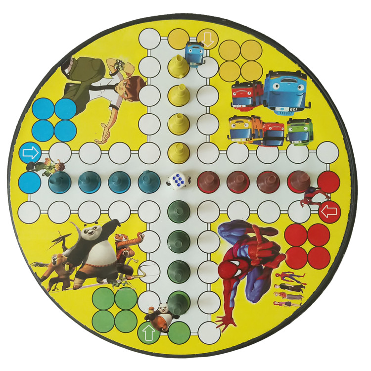 بازی فکری طرح منچ و مارپله مدل SPMAN