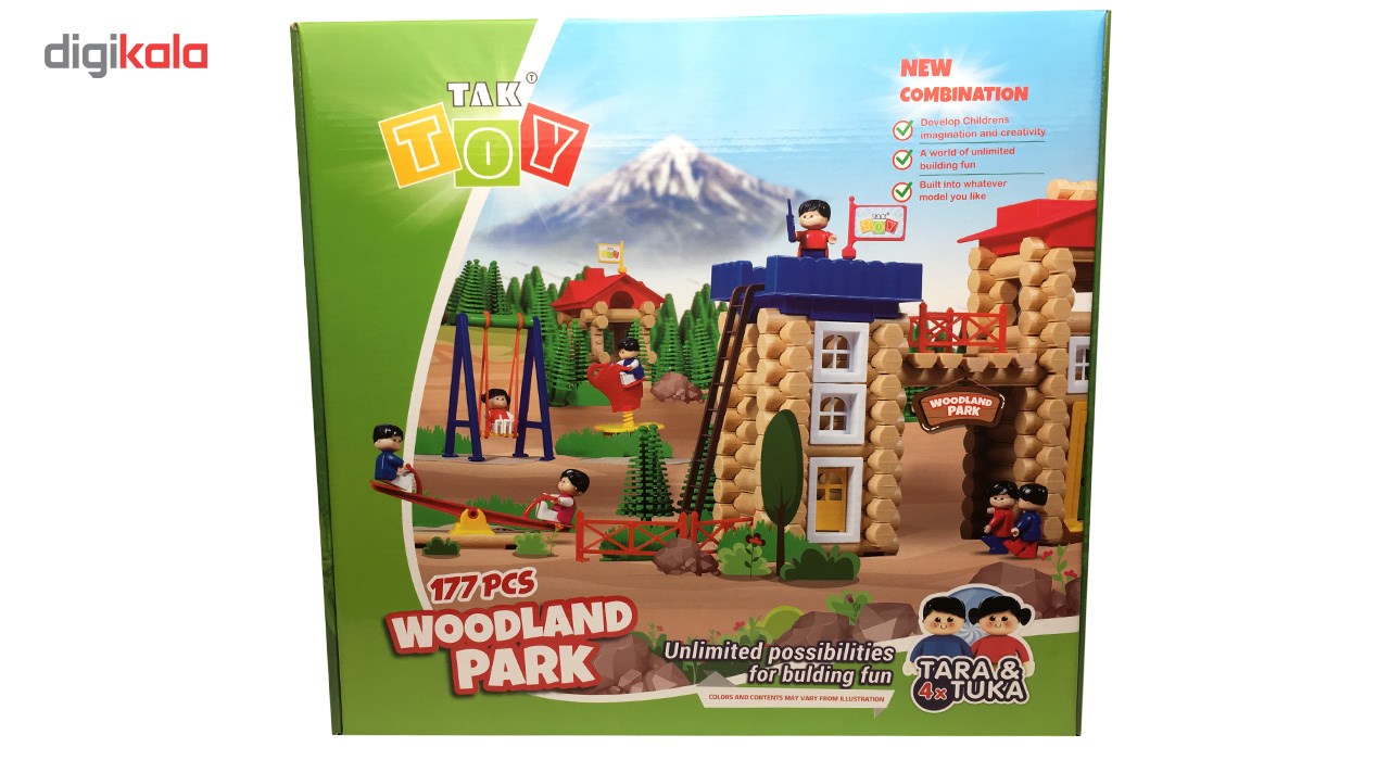 بازی ساختنی 177 تکه تک توی مدل Woodland Park main 1 1