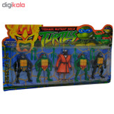 اکشن فیگور طرح لاکپشت های نینجا کد 2628 بسته 5 عددی main 1 2