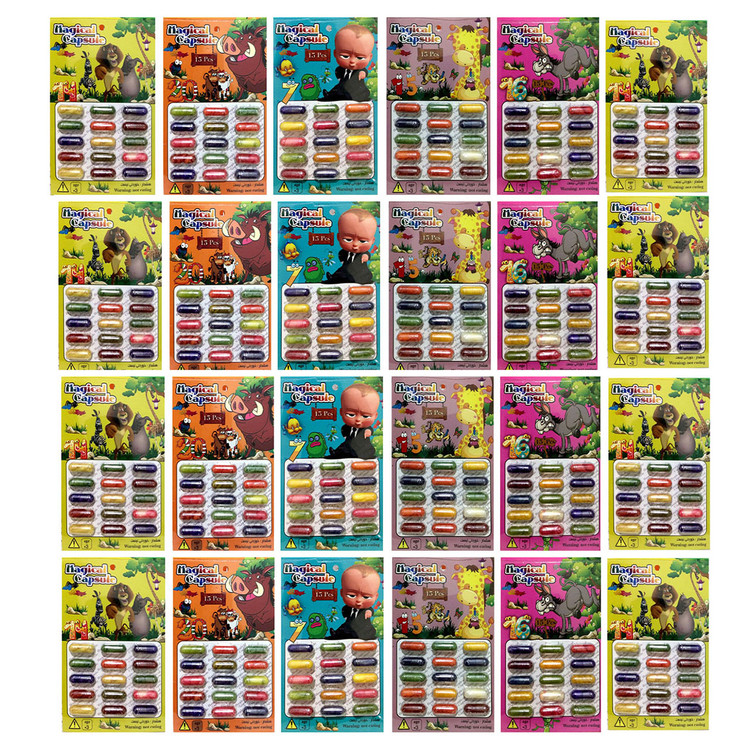 لوبیای سحر آمیز مجیکال کپسول کد 024 مجموعه 24 عددی
