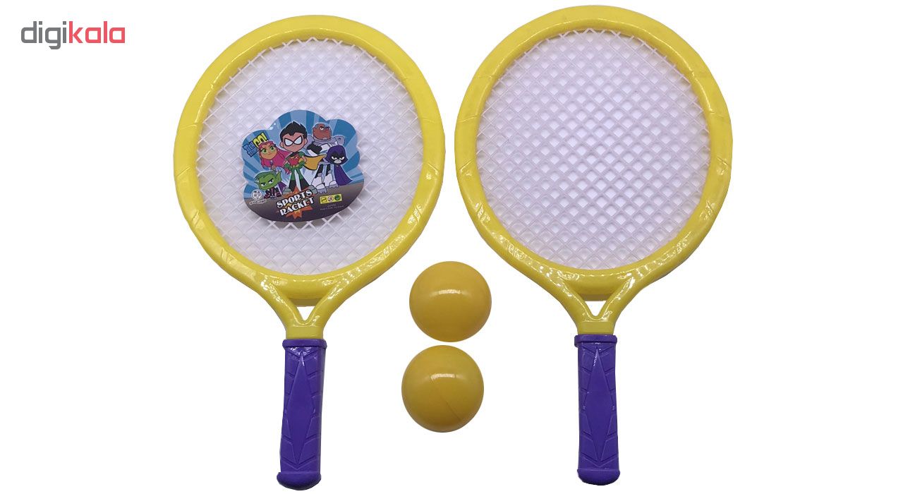 اسباب بازی راکت تنیس کودک مدل Sport racket1 main 1 1