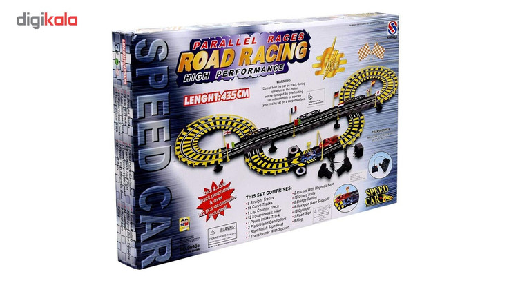 کیت ماشین بازی شنگجی مدل Road Parallel Racing 90986 main 1 2