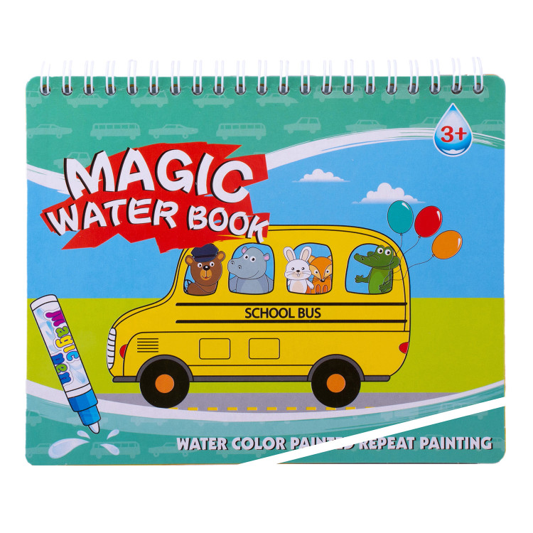 بازی آموزشی مدل دفترچه رنگ آمیزی اتوبوس