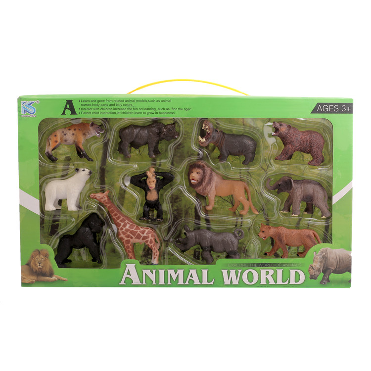 فیگور مدل حیوانات بسته 12 عددی