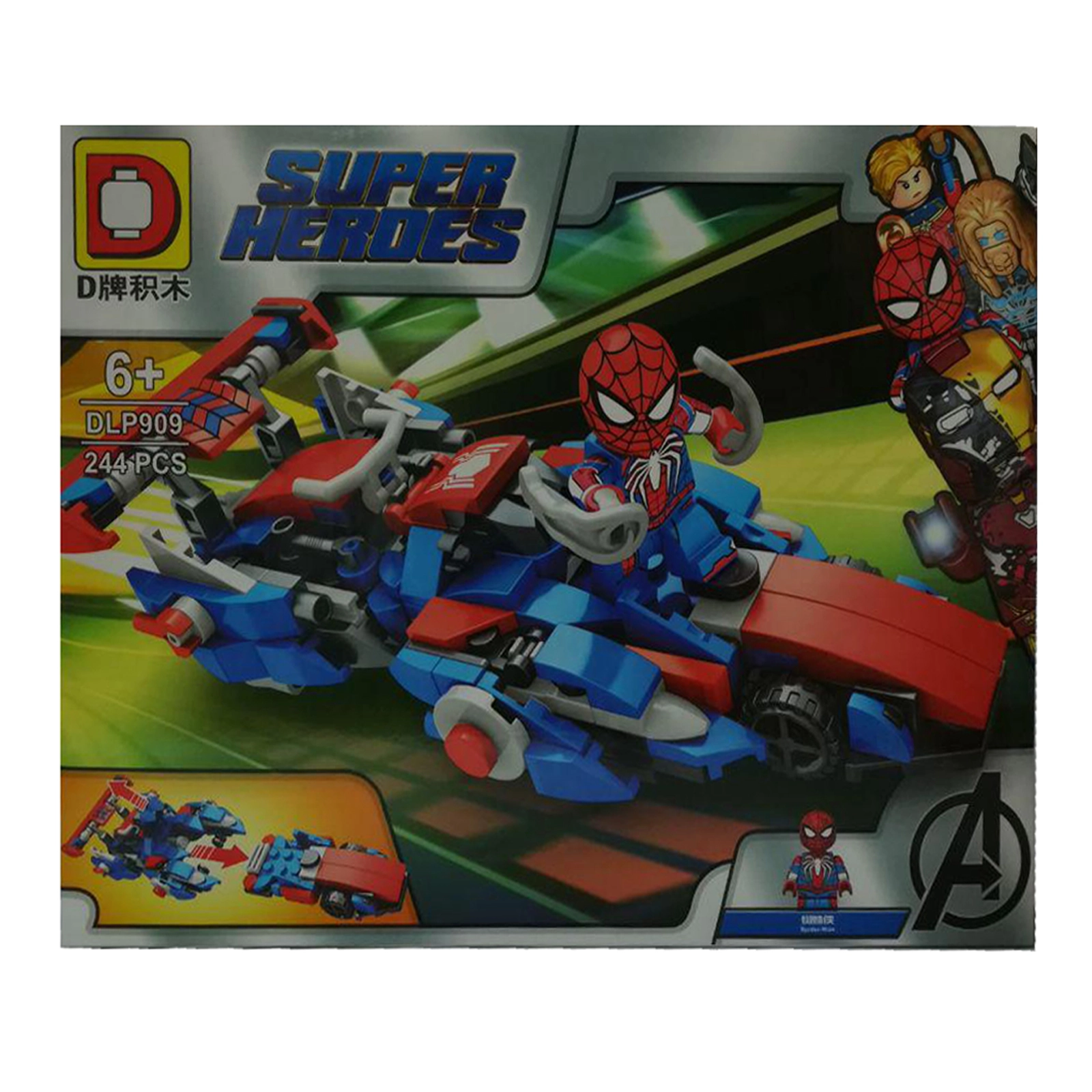 ساختنی سری super heroes مدل spider man  کد 2580 main 1 1