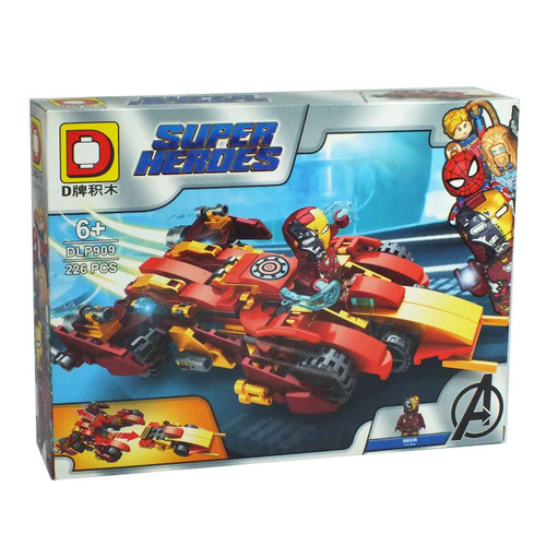 ساختنی مدل ایرنمن با ماشین قهرمانان کد 909 SUPER HEROES