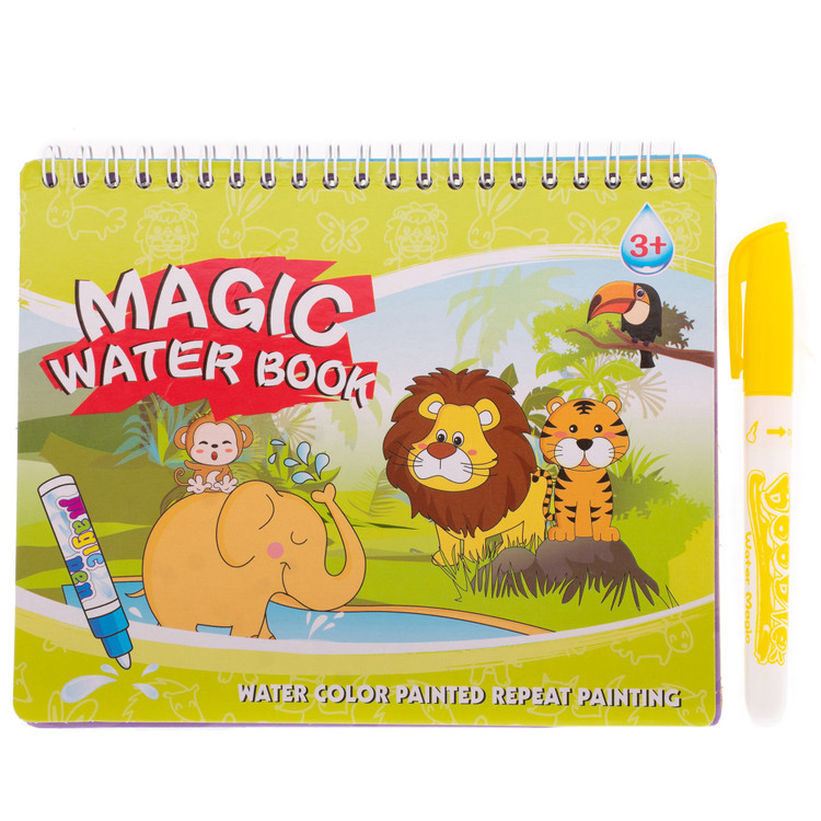 بازی آموزشی مدل دفترچه رنگ آمیزی حیوانات کد 1-1015