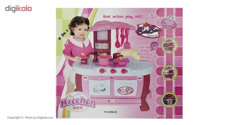اسباب بازی آشپزخانه بیبی بورن مدل BARBIE KITCHEN